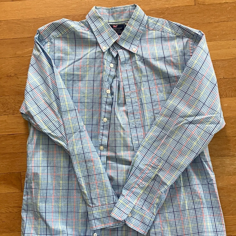 Preppy button down
